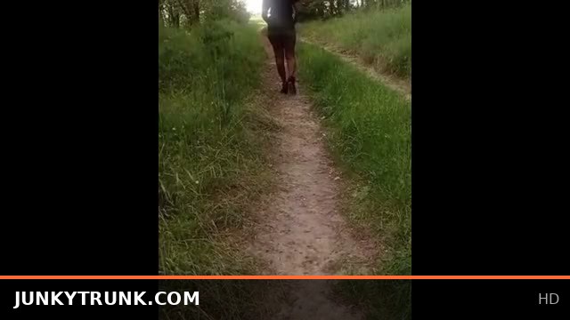 Sexy Outdoor Adventure Part II: Steamy Forest Walk with Booty Babe