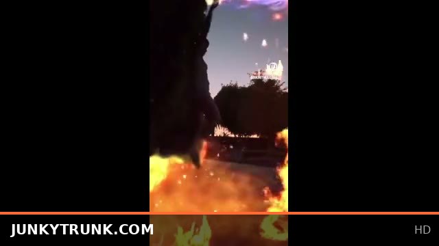 Fiery Booty Babe Ignites the Screen
