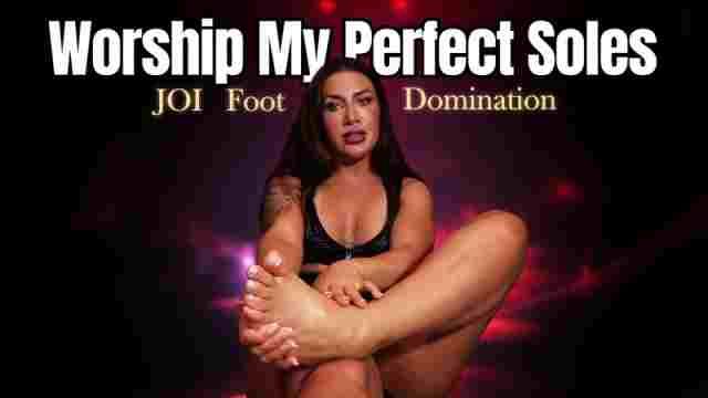 Worship My Perfect Soles: JOI Foot Domination Fantasy with Sensual Foot Worship
